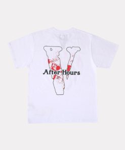 Tシャツ・カットソー The Weeknd x Vlone After Hours Acid Drip Tee White SS 20 VLONE AFTER HOURS ACID DRIP TEE WHITE ⑤（the weeknd x vlone