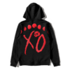 The Weeknd After Hours Signage Pullover Hood-Black