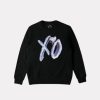 The Weeknd Dawn FM Chrome XO Logo Crewneck Sweatshirt