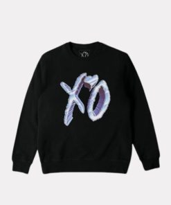 The Weeknd Dawn FM Chrome XO Logo Crewneck Sweatshirt