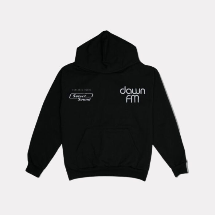 The Weeknd Dawn FM Live Broadcast Hoodie Black scaled