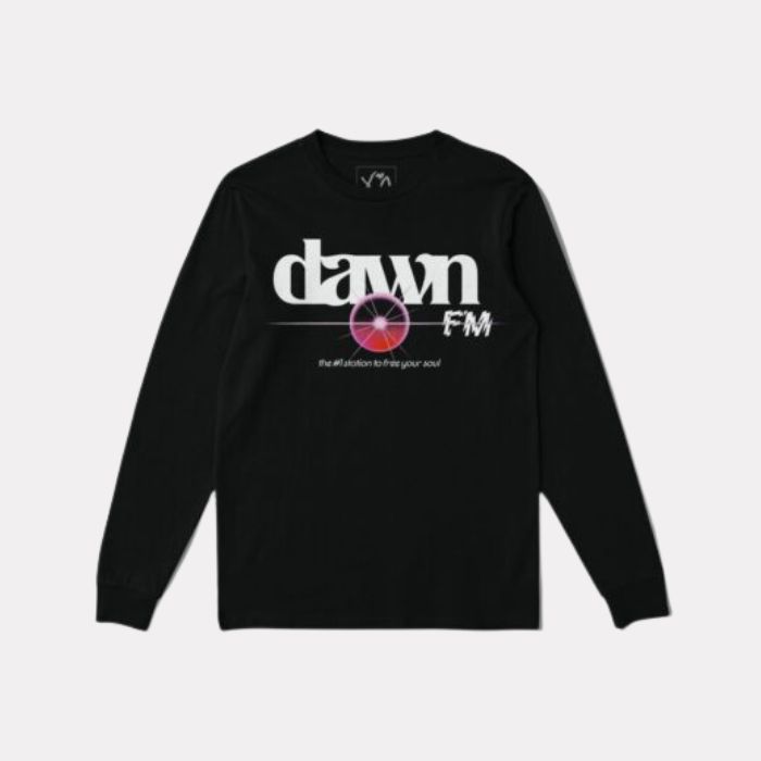 The Weeknd Dawn FM The 1 Station LS T shirt