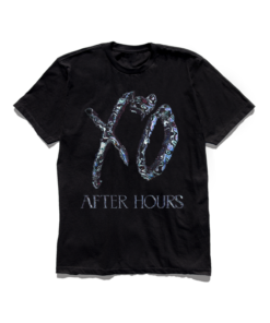 The Weeknd XO Logo After Hours Trip Tee-Black