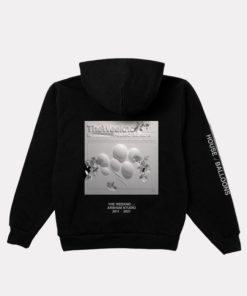 The Weeknd x Daniel Arsham House Of Balloons Eroded Cover Pullover Hoodie Black