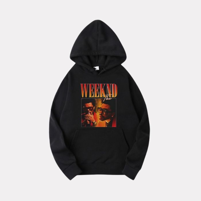 The Weeknd Hoodies Retro Style Graphic