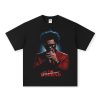The Weeknd Blinding Lights Tee Black Retro Look