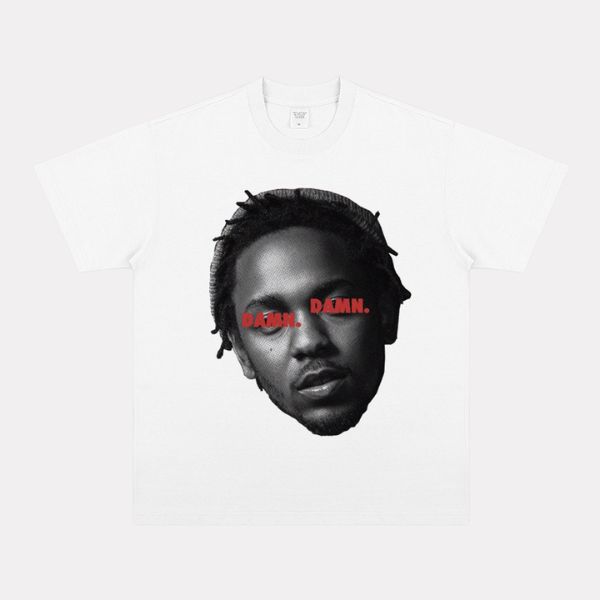 The Weeknd DAMN Eyes Graphic Tee – Monochrome Portrait