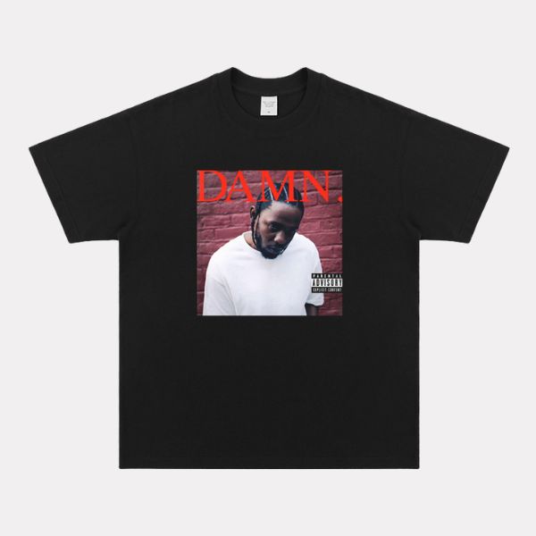 The Weeknd DAMN. Album Kendrick Graphic Tee – Black