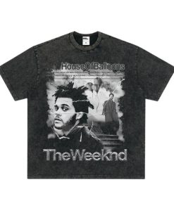 The Weeknd House of Balloons Tee – Vintage Washed Black