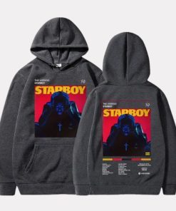 The Weeknd Starboy XO Album Cover Graphic Hoodie