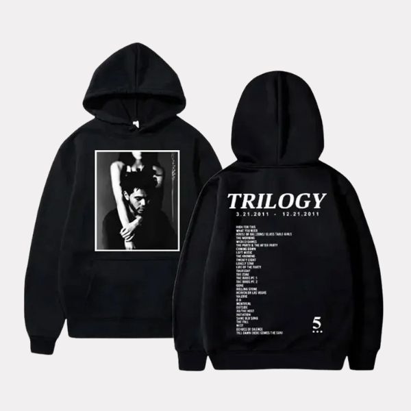 The Weeknd Trilogy Hoodie – Tracklist & Album Cover Print