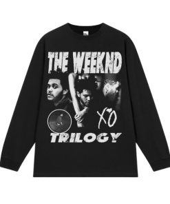 The Weeknd Trilogy XO Vintage Black longsleeves