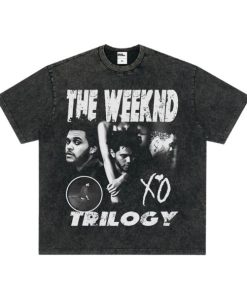 The Weeknd Trilogy XO Vintage Washed Black Tee