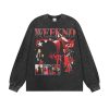 The Weeknd Vintage Graphic Washed Black Longsleeve
