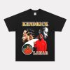 The Weeknd Vintage Kendrick Lamar Red Hoodie Collage Tee