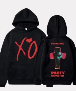 The Weeknd XO Party Monster Hoodie – Bold Red Graphic