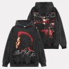 The Weeknd XO Signature Washed Black Hoodie
