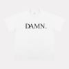 The Weeknd x DAMN. Minimalist White Album Statement Tee