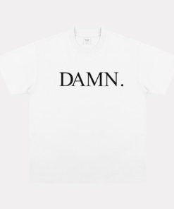 The Weeknd x DAMN. Minimalist White Album Statement Tee