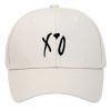 XO Embroidered Baseball Gray Beige Cap