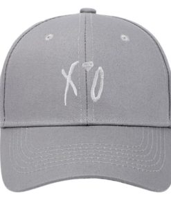 XO Embroidered Baseball Gray Cap
