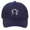 XO Embroidered Baseball Navy Blue Cap