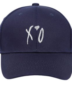 XO Embroidered Baseball Navy Blue Cap