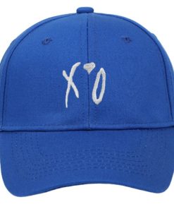 XO Embroidered Baseball Royal Blue Cap