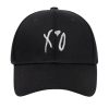 XO Embroidered Baseball Water Black Cap