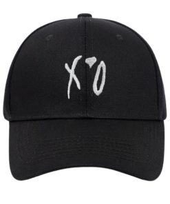 XO Embroidered Baseball Water Black Cap