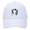 XO Embroidered Baseball White Cap