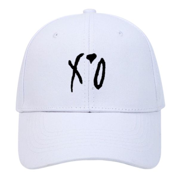 XO Embroidered Baseball White Cap
