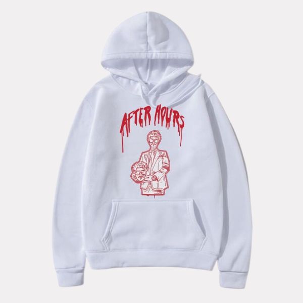 The Weeknd After Hours Vintage White Hoodie