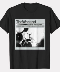 House of Balloons LA The Weeknd Black T-shirts