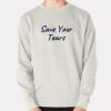 The Weeknd Save Your Tears Pullover White Sweatshirt