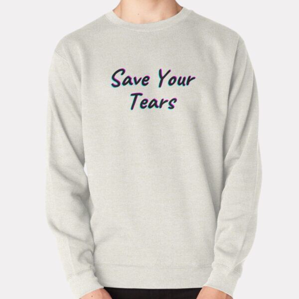The Weeknd Save Your Tears Pullover White Sweatshirt