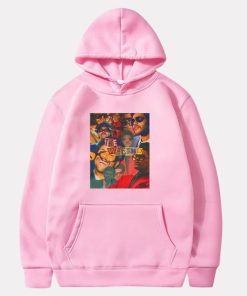 The Weeknd Collage Graphic Yellow Sweatshirt