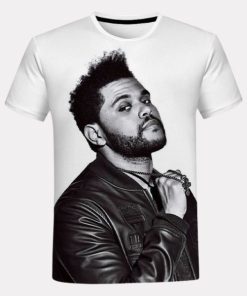 The Weeknd T-shirt Fashion Casual White T-shirt
